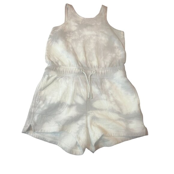 Athleta Girl XS Tie-Dye Romper Cotton Blend Casual & Comfy Summer-Ready - Picture 1 of 6